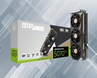 Se muestra la GPU Zotac RTX 5070 Ti (Fuente de la imagen: Zotac con modificaciones)