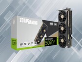 Se muestra la GPU Zotac RTX 5070 Ti (Fuente de la imagen: Zotac con modificaciones)