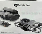 Supuesto embalaje de venta al público de la DJI Avata 360. (Fuente de la imagen: vía The New Camera)
