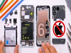 fairphone6 JerryRigEverything (fuente de la imagen: @JerryRigEverything)
