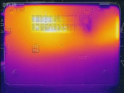 Temperatura carga parte inferior