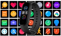 El Mi Band 6 llevará las muchas funciones del Mi Band 5, pero viene con nuevas herramientas. (Fuente de la imagen: Xiaomi (Mi Band 5)/MagicalUnicornio - editado)