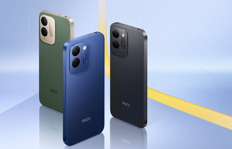 El Poco C95 Pro está disponible en acabados en negro, azul y verde.
