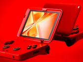 Retroid Pocket Flip es una consola portátil con forma de concha. (Todas las imágenes vía GoRetroid)