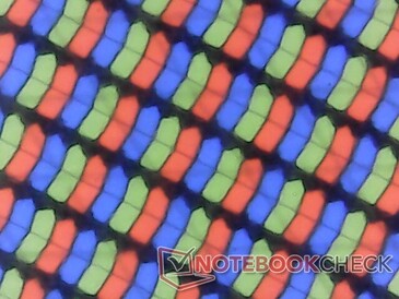 Píxeles RGB nítidos con un granulado mínimo