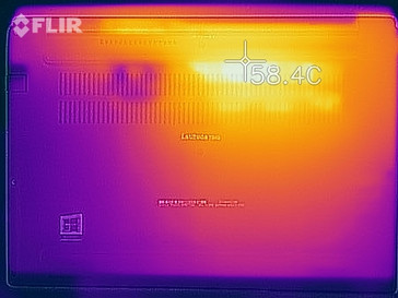 Temperaturas, prueba de estrés - parte inferior