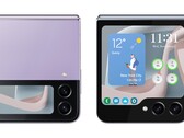 El Samsung Galaxy Z Flip5 tendrá una pantalla de cubierta más utilitaria. (Fuente de la imagen: @UniverseIce en Twitter)