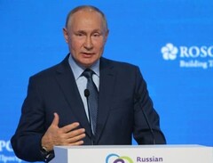 Putin quiere comerciar con el petróleo en monedas distintas al dólar estadounidense. (Fuente de la imagen: CNBC)