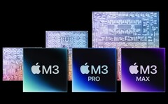 La serie Apple M3 se ha presentado con fuerza en la base de datos de pruebas comparativas PassMark. (Fuente de la imagen: Apple - editado)