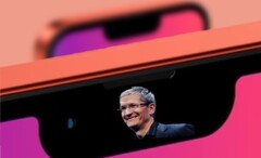 Parece que Tim Cook prefiere que se reduzca la muesca del iPhone antes que desterrarla. (Fuente de la imagen: CNET - editado)