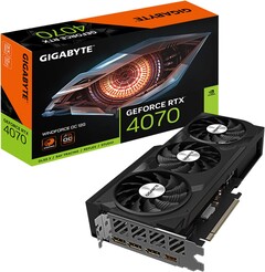 La GIGABYTE Windforce OC GeForce RTX 4070 tiene una velocidad de reloj de 2,490 Mhz. (Fuente: GIGABYTE)