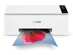 La impresora de inyección de tinta en color PixLab V1 de Huawei forma parte de una gama de nuevos dispositivos lanzados con HarmonyOS 3. (Fuente de la imagen: Huawei)