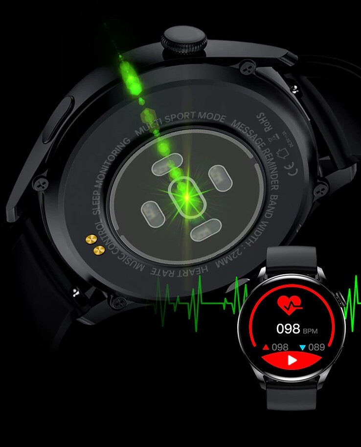 El smartwatch KESHUYOU GT5. (Fuente de la imagen: KESHUYOU)