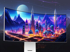 El UltraGear OLED 34GX90SA puede parecerse mucho al UltraGear OLED 34GS95QE del año pasado, en la imagen. (Fuente de la imagen: LG)