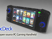 El dispositivo portátil para juegos NucDeck DIY recibe algunos de sus toques finales (Fuente de la imagen: CNCDan)