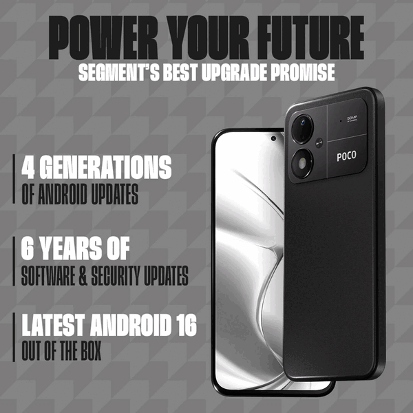 El Poco M8 recibirá actualizaciones del sistema operativo hasta Android 20.