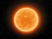 Representación artística de Betelgeuse en la constelación de Orión. (Fuente de la imagen: © Nazarii_Neshcherenskyi - SHUTTERSTOCK)