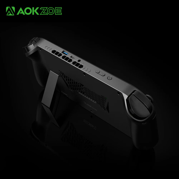 La Aokzoe A1X tiene un soporte incorporado a diferencia de muchas de sus rivales. (Fuente de la imagen: Aokzoe)