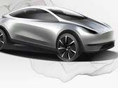 Dibujo del diseño del VE compacto (imagen: Tesla)