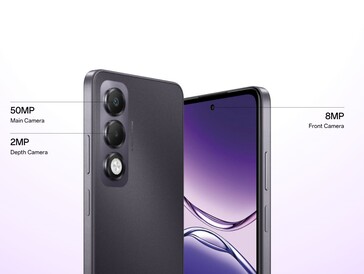 El teléfono económico viene con un total de tres cámaras (Fuente de la imagen: Oppo)