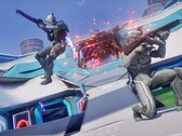 Dos facciones de Splitgate 2 enzarzadas en combate. (Fuente de la imagen: Steam)