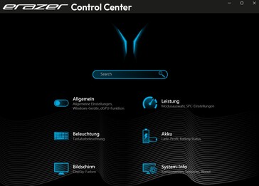 Centro de control Erazer