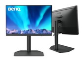 El BenQ SW242Q ofrece una precisión del color DCI-P3 del 98% en su panel IPS de 24,1 pulgadas. (Fuente de la imagen: BenQ)