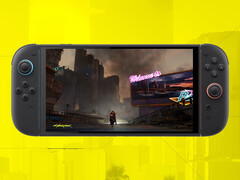 Charles también comparte que el port de Switch 2 de Cyberpunk 2077 tuvo que sufrir muchos cambios a nivel de motor. En la imagen: el juego funcionando en la consola portátil. (Fuente de la imagen: CDPR y Nintendo)