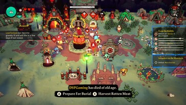 En la imagen: una captura de pantalla del juego Cult of the Lamb.