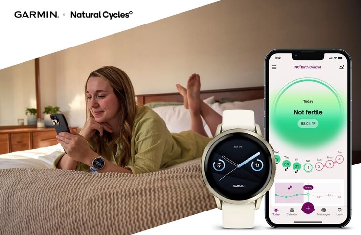 Los smartwatches Garmin se integran ahora con la aplicación Natural Cycles