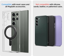 Placa con anillo magnético Spigen