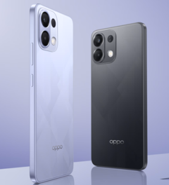 El Oppo K13 viene en colores púrpura helado y negro prisma (Fuente de la imagen: Oppo)