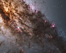Una imagen en la que se ve una galaxia.