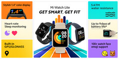 El Redmi Watch/Mi Watch Lite. (Fuente: Xiaomi)