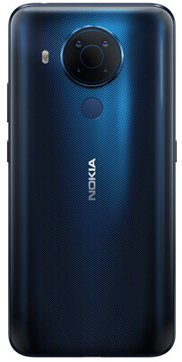 Nokia 5.4 en la combinación de colores Polar Night