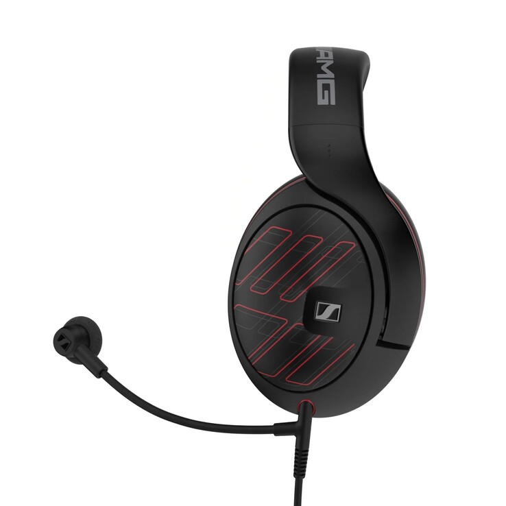 Los auriculares Sennheiser HD 620S Mercedes-AMG Edition incorporan un micrófono de brazo HD 500 integrado.