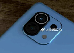 Presunta foto de Xiaomi Mi 11. (Fuente de la imagen: Weibo vía Sparrows News)