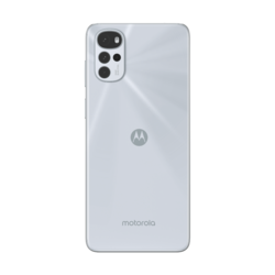 Moto G22 en blanco perla