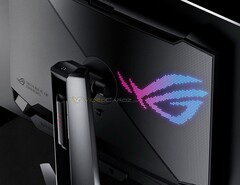 El próximo monitor OLED para juegos de Asus supuestamente tiene una calidad de imagen aún mayor (Fuente de la imagen: VideoCardz)