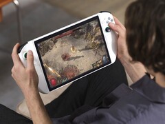 El ordenador portátil para juegos Abxylute 3D One muestra imágenes en 3D gracias a la tecnología de visualización de Tencent Games. (Fuente de la imagen: Abxylute)