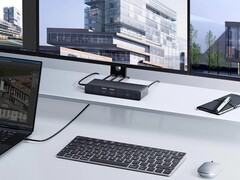 La Anker 568 USB-C Docking Station es compatible con pantallas triples a 4K. (Fuente de la imagen: Anker)