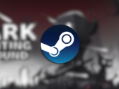 Dark Hunting Ground pasó casi un año en acceso anticipado antes de su lanzamiento 1.0. En la imagen, el banner oficial del juego con el logotipo de Steam superpuesto. (Fuente de la imagen: Steam - Editado)