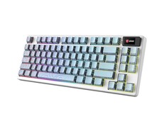 MSI Forge GK600 TKL inalámbrico Topo Blue Edition. (Fuente de la imagen: MSI)