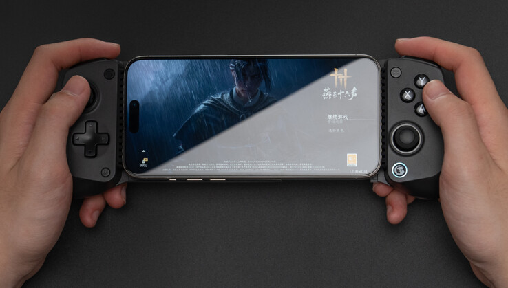 La GameSir X5s es compatible con dispositivos de entre 105 y 213 mm de ancho. (Fuente de la imagen: GameSir)