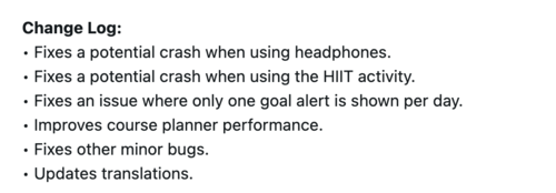 Las notas de la versión 16.37 del software de Garmin