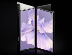 El Huawei Mate Xs 2 viene en acabados blanco y negro. (Fuente de la imagen: Huawei)