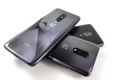 Los smartphones OnePlus en comparación con los XXL: OnePlus 7 Pro vs. OnePlus 7 vs. OnePlus 6T. Dispositivos de revisión proporcionados por OnePlus Alemania y Trading Shenzhen.