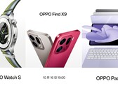 Además del Oppo Find X9, que es el principal foco de atención, la próxima semana también se presentarán el Oppo Watch S y el Oppo Pad 5. (Fuente de la imagen: Oppo, editado)