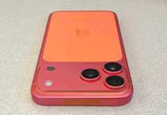 El iPhone 17 Pro Max naranja se vuelve rosa