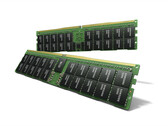 Los nuevos módulos DDR5 tienen en realidad una capacidad de 640 GB, pero se utilizan 8 chips para ECC. (Fuente de la imagen: Samsung)